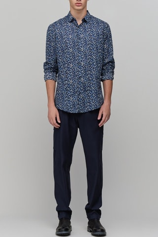 Camicia slim - Indaco