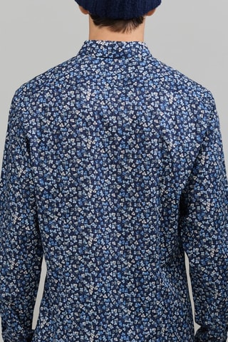 Camicia slim - Indaco