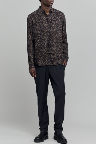 Camicia slim - Marrone