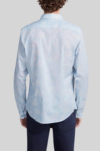 Camicia slim - Celeste - IKKS