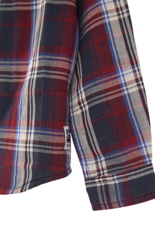 Camicia con cappuccio - Bordeaux ed ecrù 