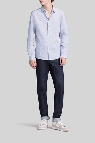 Camicia slim - Blu - IKKS