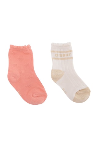 2 paia di calze - Rosa - IKKS