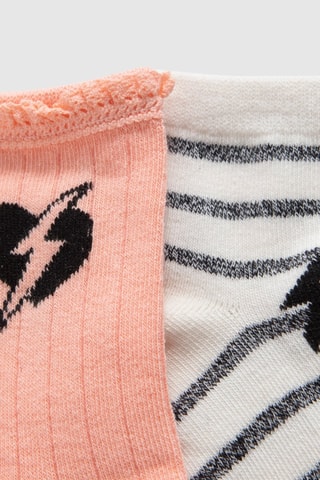 2 paia di calze in cotone bio - Salmone - IKKS Junior