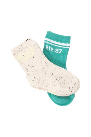 2 paia di calze - Beige e verde - IKKS