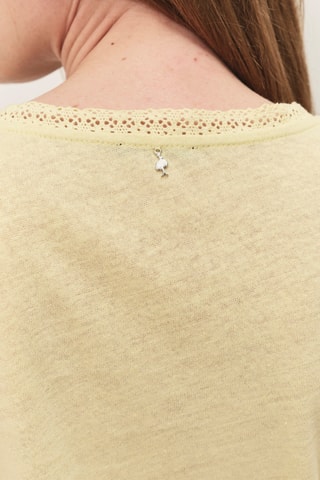 T-shirt in lino - Giallo - One Step