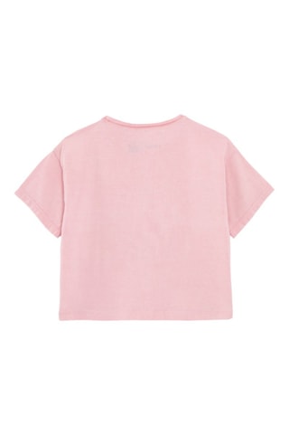 T-shirt Smiley - Rosa - IKKS