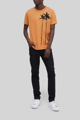 T-shirt in cotone bio - Arancione