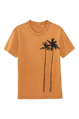 T-shirt in cotone bio - Arancione