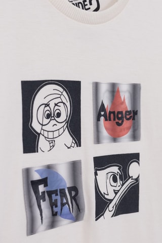 T-shirt in cotone bio Inside Out 2 Disney - Ecrù