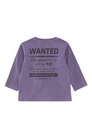 T-shirt in cotone bio - Viola - IKKS Junior