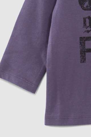 T-shirt in cotone bio - Viola - IKKS Junior