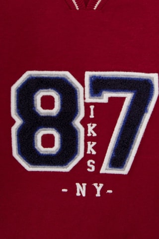 T-shirt effetto trompe-l’œil - Bordeaux - IKKS Junior