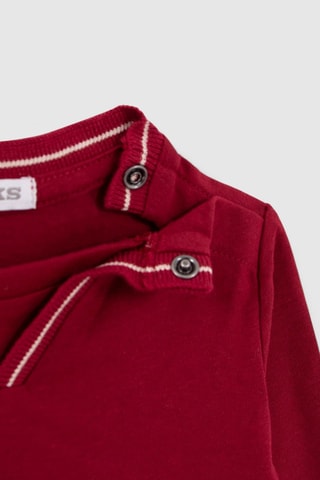 T-shirt effetto trompe-l’œil - Bordeaux - IKKS Junior