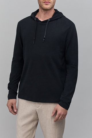 T-shirt con cappuccio - Antracite - IKKS