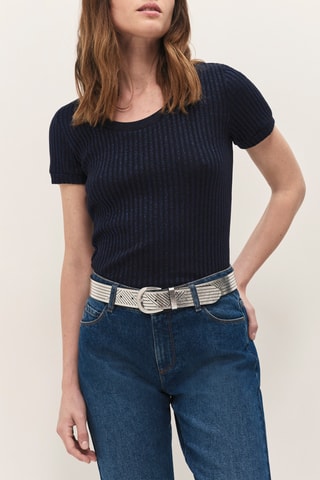 Top - Navy  - One Step