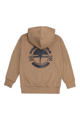 Felpa con cappuccio - Cammello