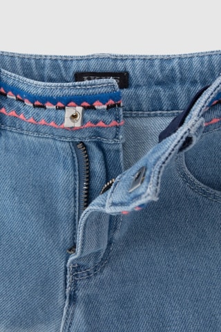 Shorts in jeans - Blu e bianco - IKKS