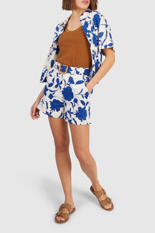 Shorts - Bianco e blu - I.Code