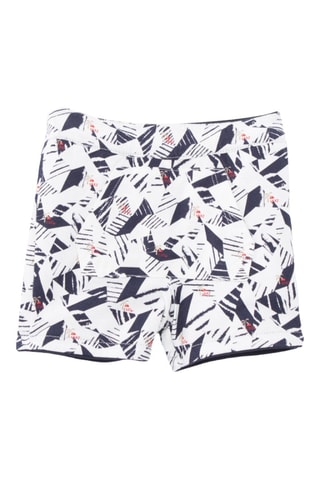 Shorts double face - Navy e bianco - IKKS