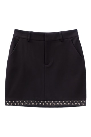 Gonna taglio dritto - Nero - IKKS