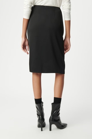 Gonna a portafoglio a vita alta - Nero