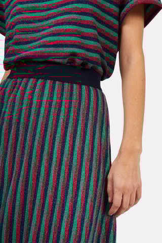 Gonna lunga - Blu e rosso - I.Code