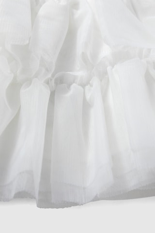 Gonna con volant - Bianco - IKKS