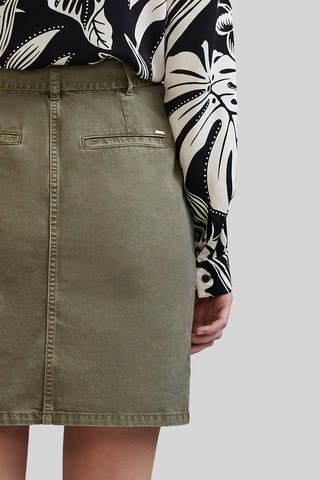 Gonna taglio dritto - Kaki - IKKS