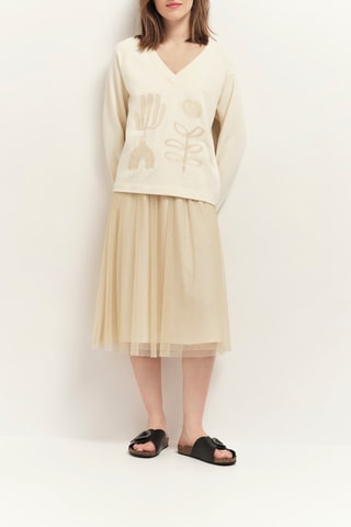 Gonna lunga - Ecrù - One Step