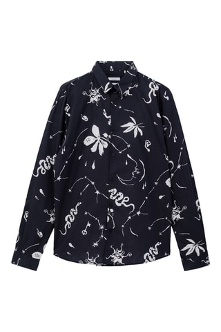 Camicia regular - Nero - IKKS