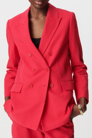 Giacca in lino - Rosso - IKKS