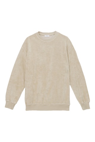 Felpa in cotone bio - Beige - IKKS