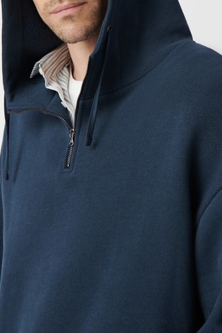 Felpa in cotone bio - Blu notte - IKKS