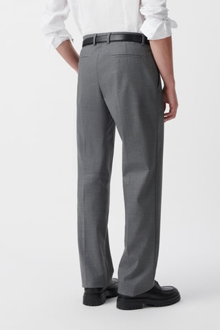 Pantaloni in lana - Grigio scuro - IKKS