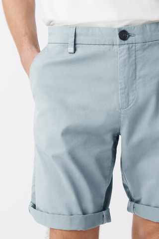 Bermuda tapered in cotone bio - Grigio chiaro - IKKS