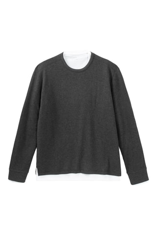 T-shirt effetto trompe-l’œil - Nero - IKKS