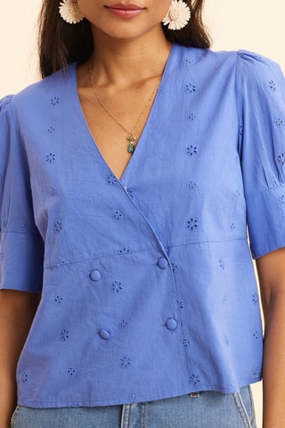 Top in sangallo - Cobalto - I.Code