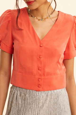 Top - Arancione - I.Code