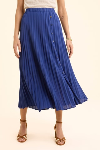 Gonna plissé - Blu elettrico - I.Code
