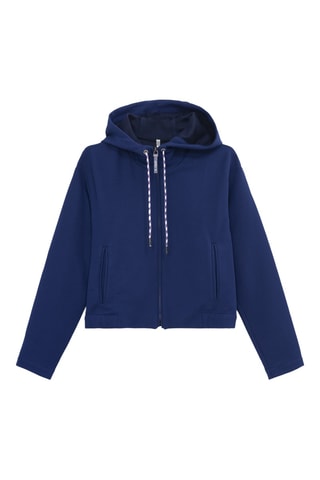 Felpa con cappuccio - Indaco - I.Code