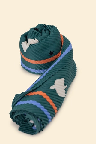 Foulard plissé - Verde - I.Code