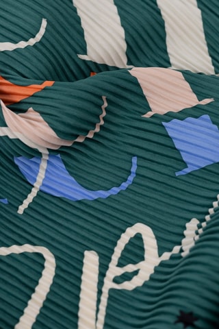 Foulard plissé - Verde - I.Code