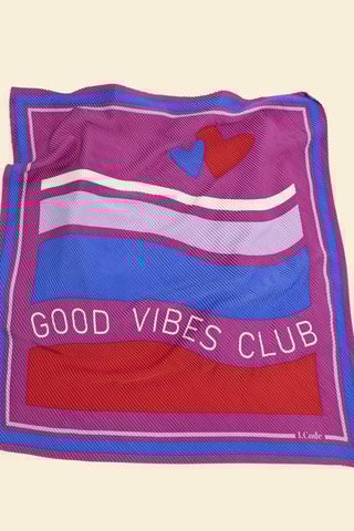 Foulard plissé - Viola - I.Code