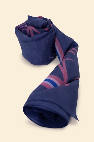 Foulard in seta - Indaco - I.Code