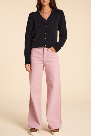 Cardigan in lana - Nero - I.Code