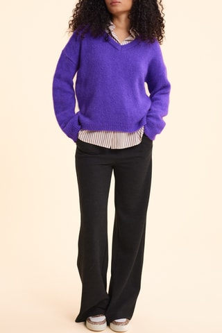 Maglia in lana - Viola - I.Code