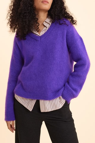 Maglia in lana - Viola - I.Code