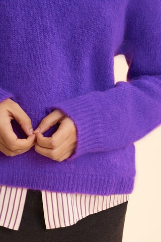 Maglia in lana - Viola - I.Code