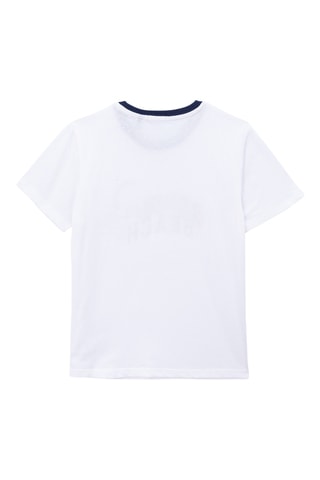 T-shirt in cotone bio - Bianco - IKKS